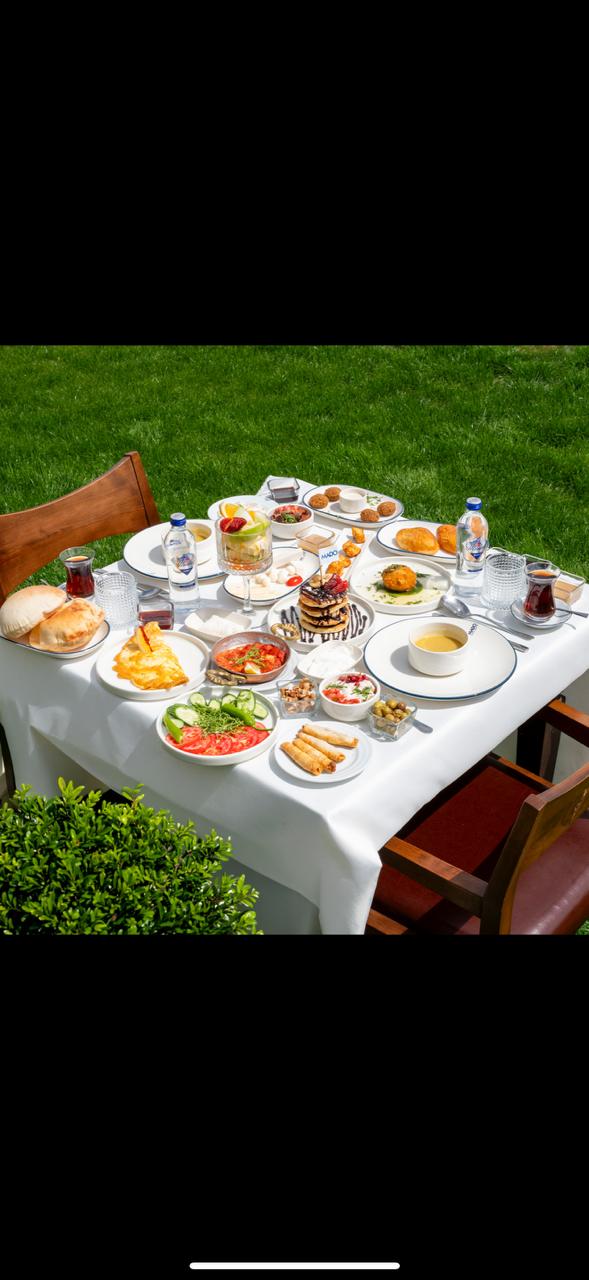 Breakfast table for two